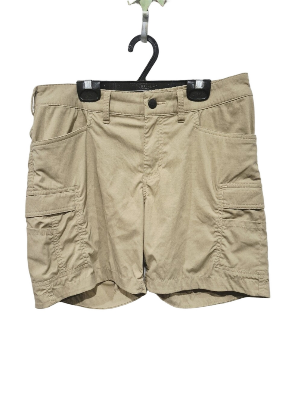 Carhartt Force Lightweight Utility Cargo Shorts Tan Khaki Stretch Ripstop Size 8